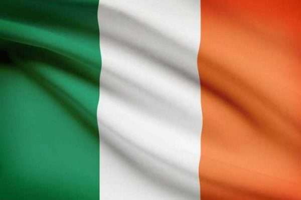 Fascia per il sudore per uomini e donne, stampa bandiera irlandese