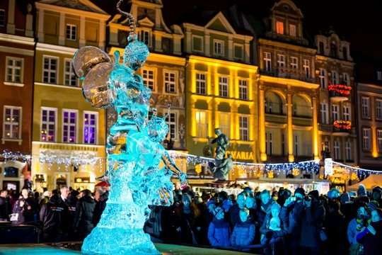 Concorso Internazionale di Sculture di Ghiaccio a Poznan